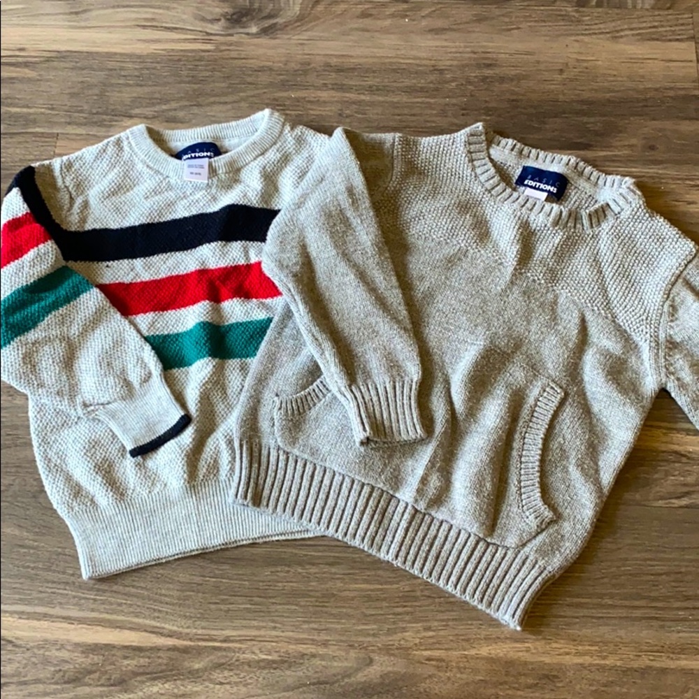 Basic Editions Boys sweaters (size 4/5)